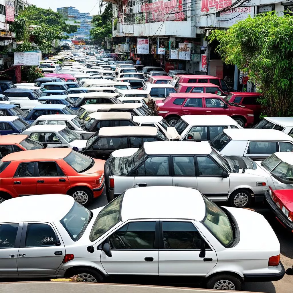 Hanoi Used Truck Market: Exploring Hoa Binh Market at 296 Nguyen Van Cu