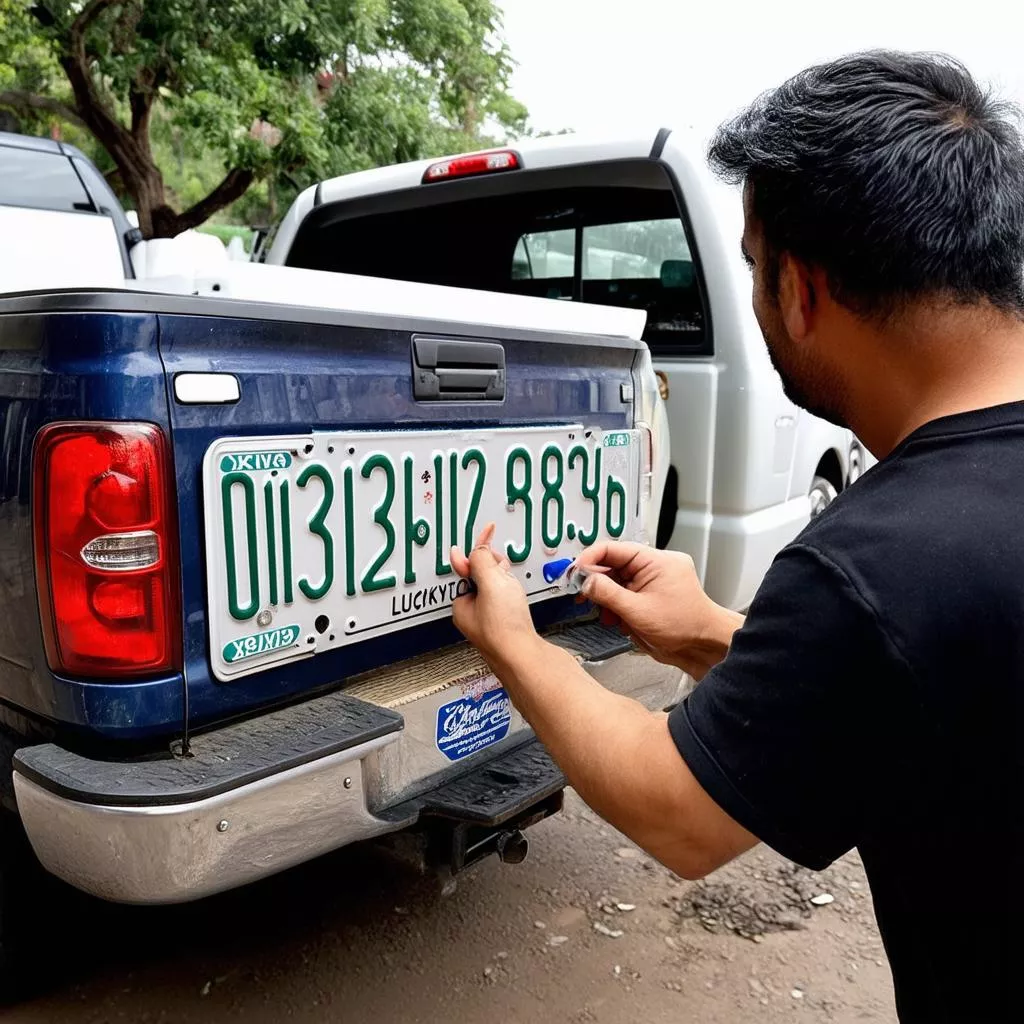 Chọn biển số xe tải hợp phong thủy