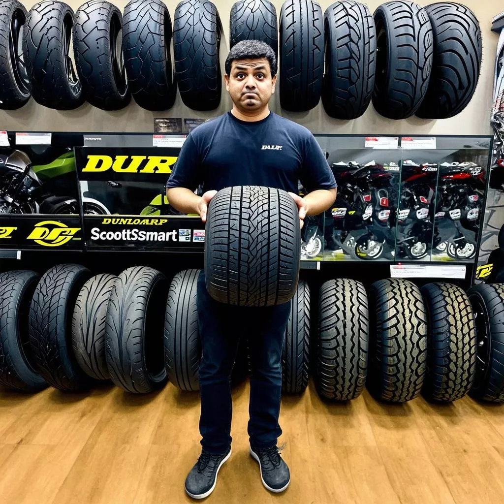 chọn lốp xe sh dunlop