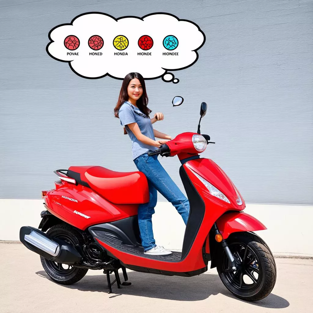 Chọn màu xe SH Mode hợp tuổi