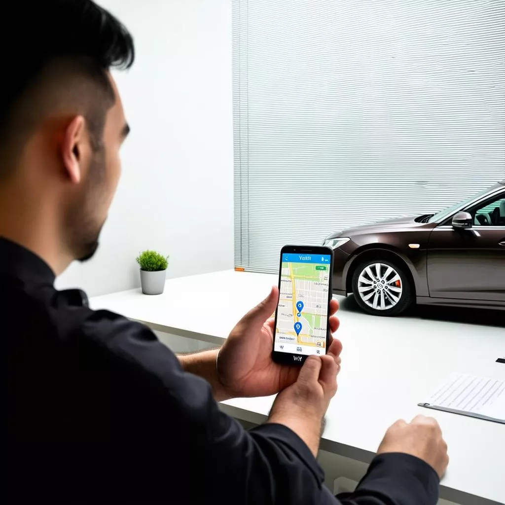 Theo dõi vị trí ô tô qua app Viettel