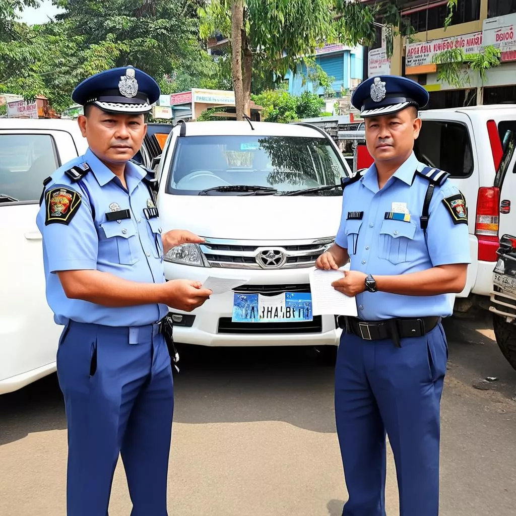 Công an Bạc Liêu cấp biển số xe