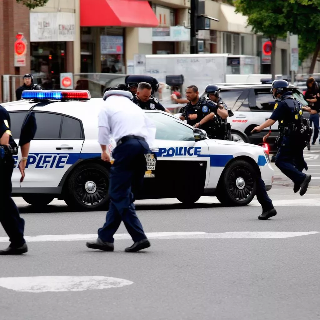 Công An Bắt Đua Xe