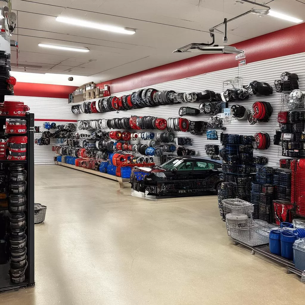 Cửa hàng phụ tùng ô tô