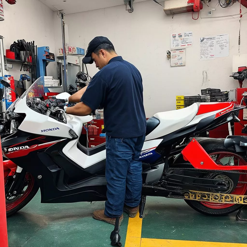 Motorcycle Repair Shop