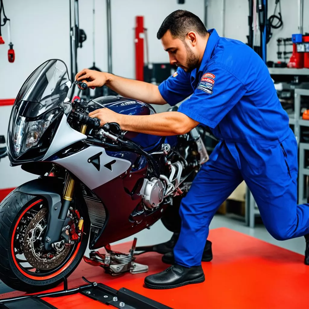 Cửa hàng sửa chữa xe máy