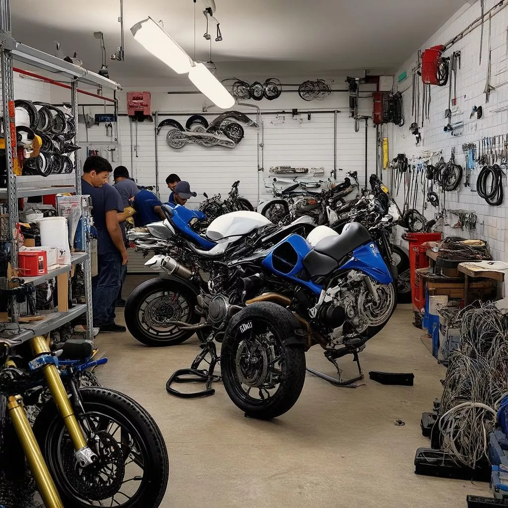 Motorcycle Repair Shop