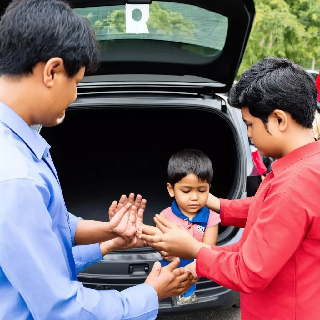 Car blessing ceremony