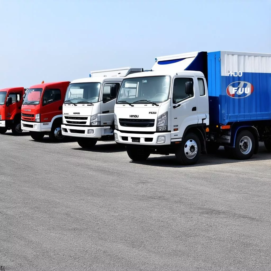 Các dòng xe tải 6 tấn