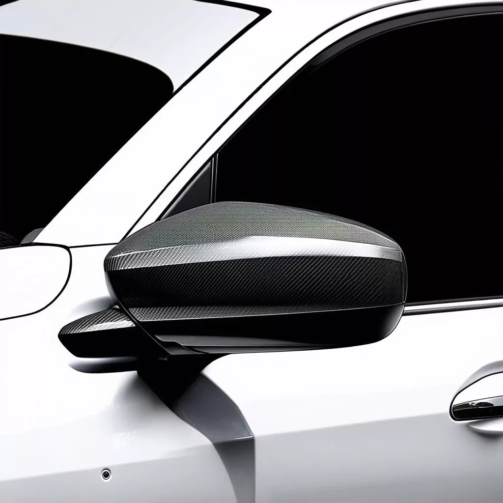 dán carbon gương ô tô