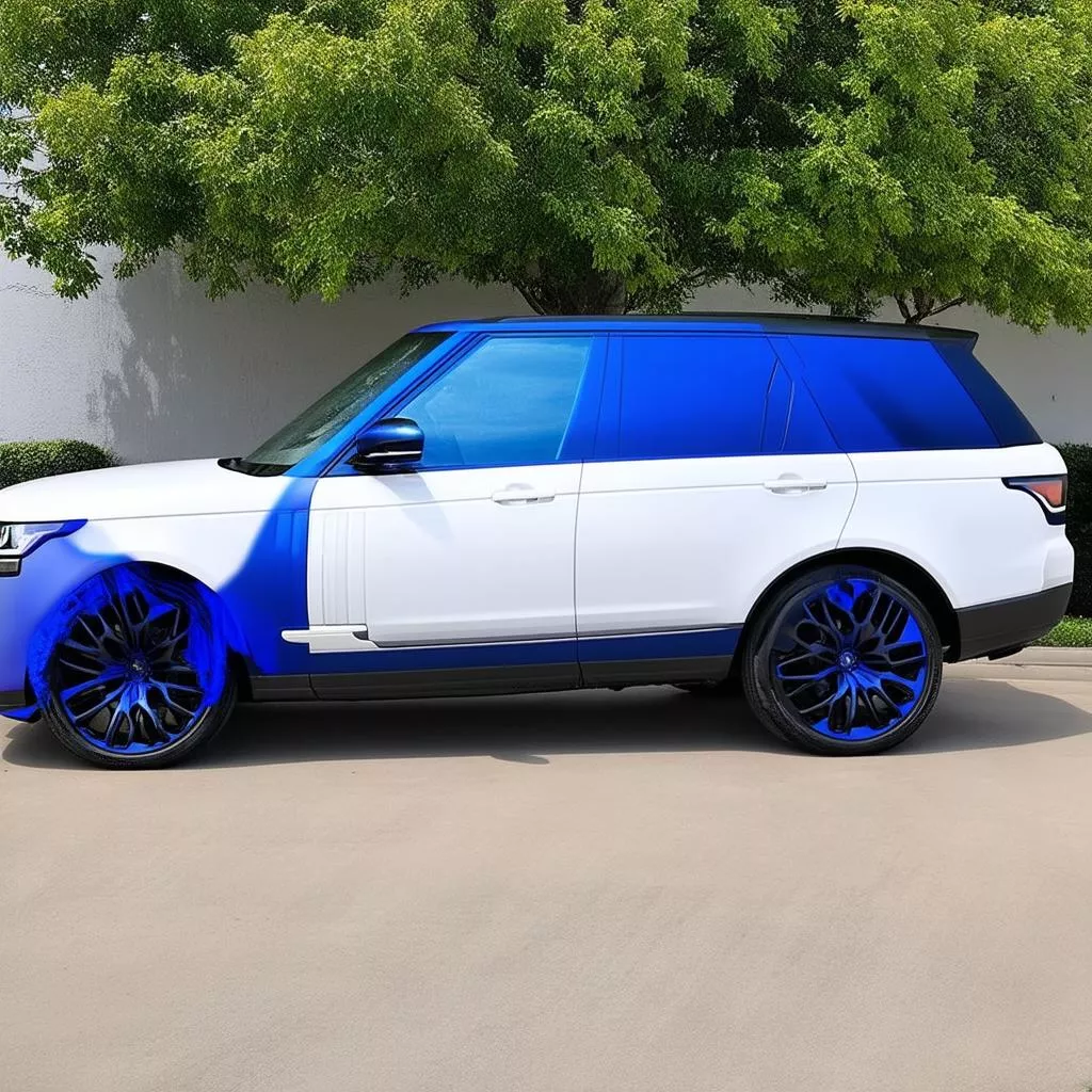 Dán đổi màu xe oto SUV