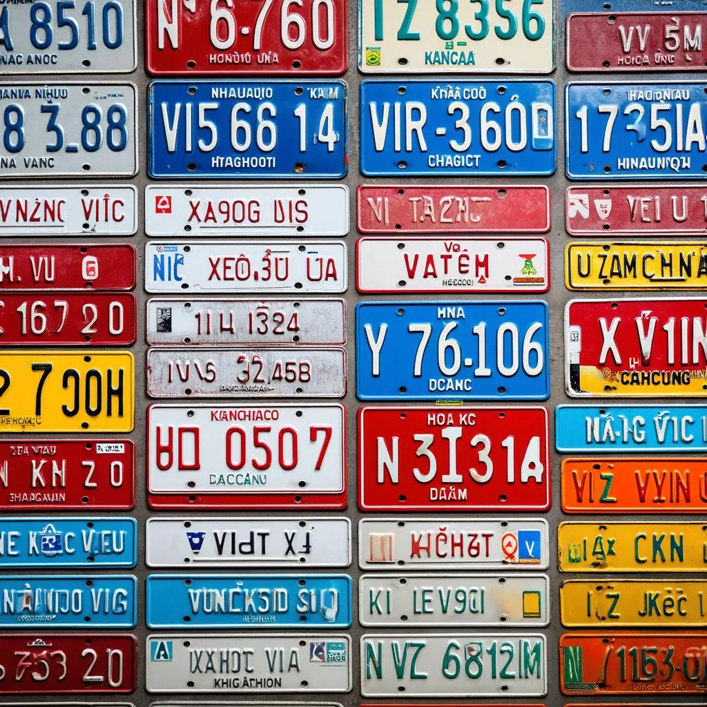 Vietnam License Plate List