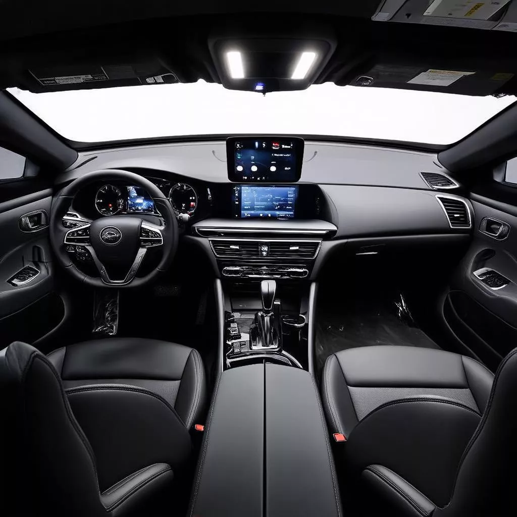 Lỏa Sáng Khoang Nội Thất Xe Hơi Với Đèn Led Trần Ô Tô