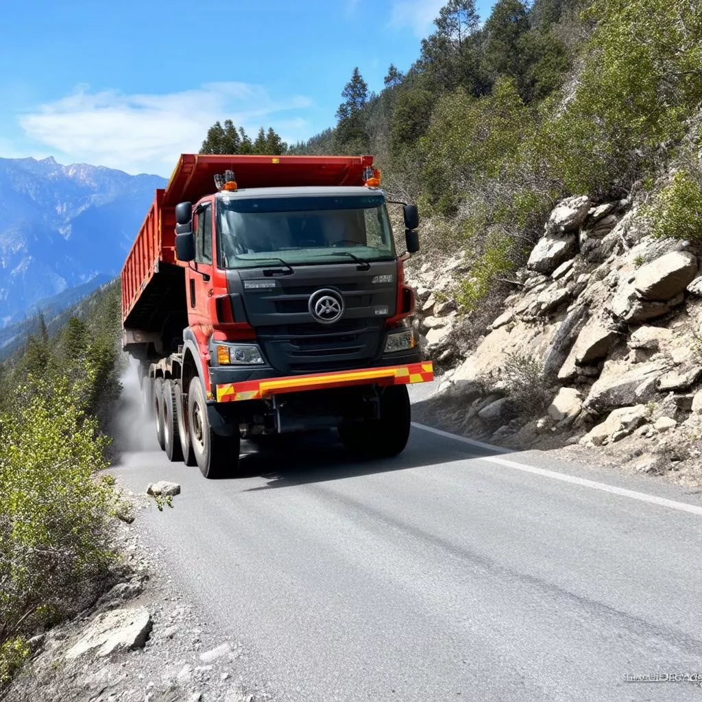 Dịch vụ hạ sơn xe tải