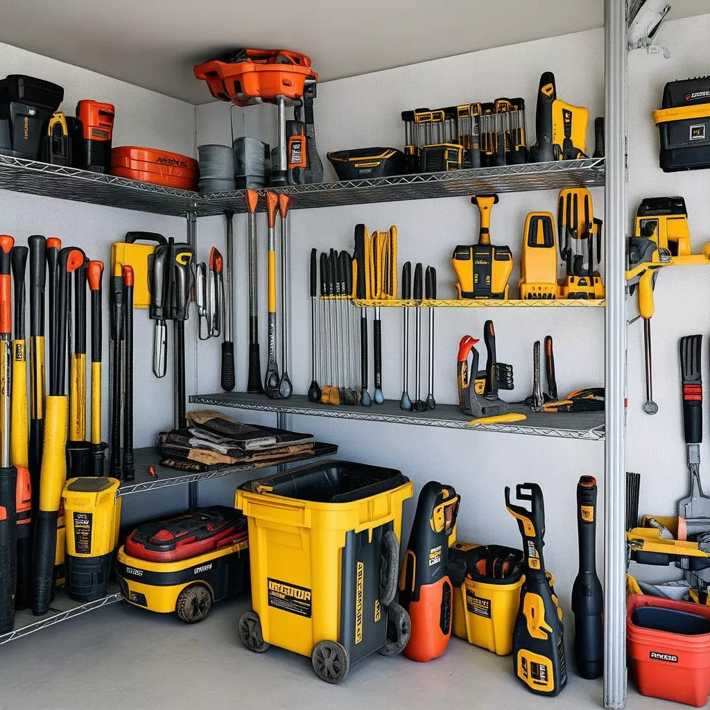 Garage storage space