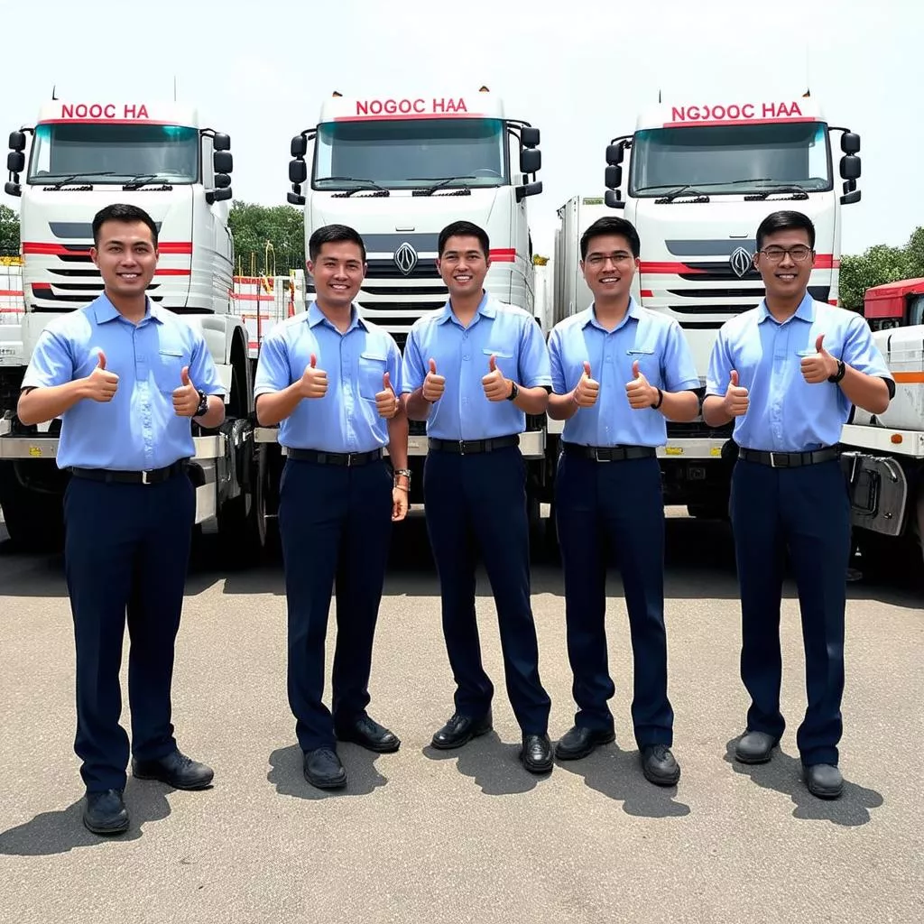 Đội ngũ tài xế Ngọc Hà