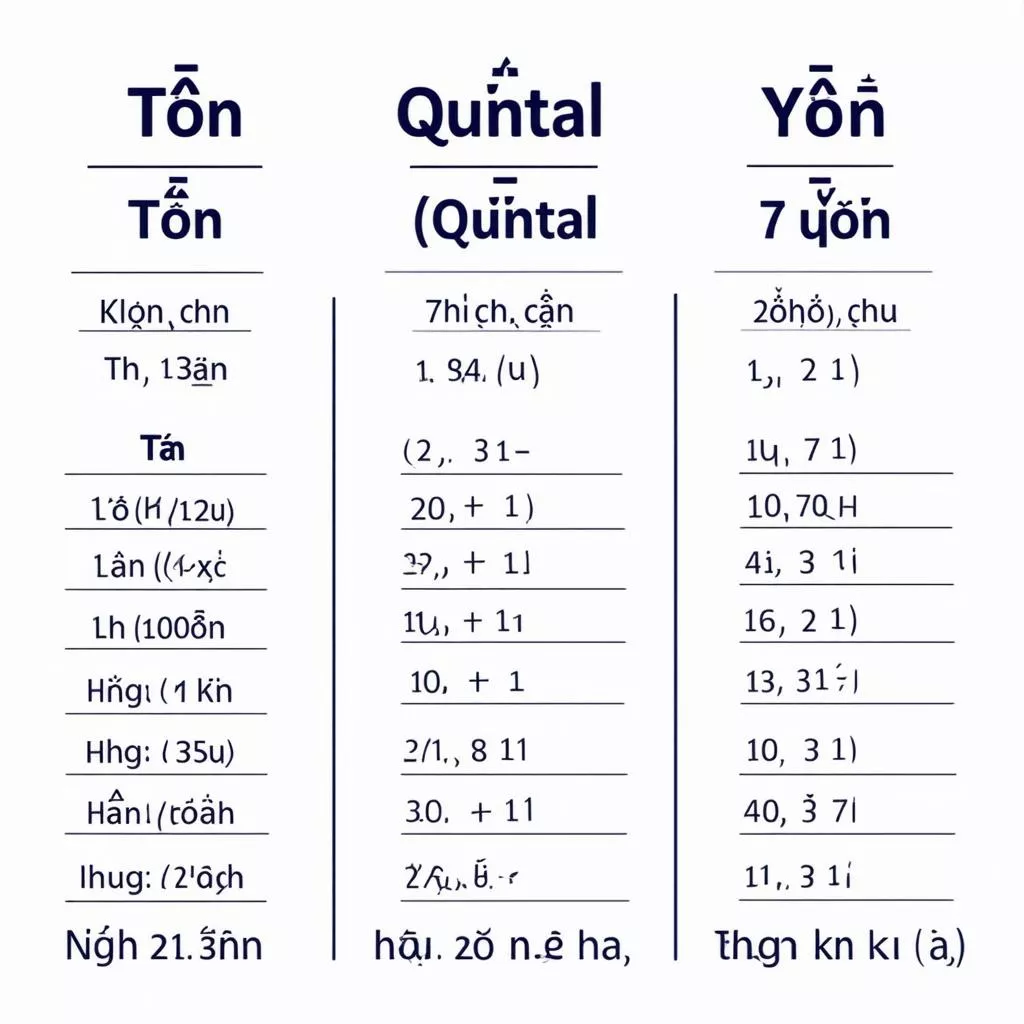 Cách Đổi Tấn Tạ Yến Lớp 4: Bí Kíp Giúp Bé Nắm Chắc Như Bàn Tay