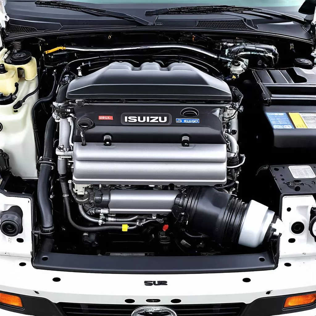 Isuzu 5-ton truck engine