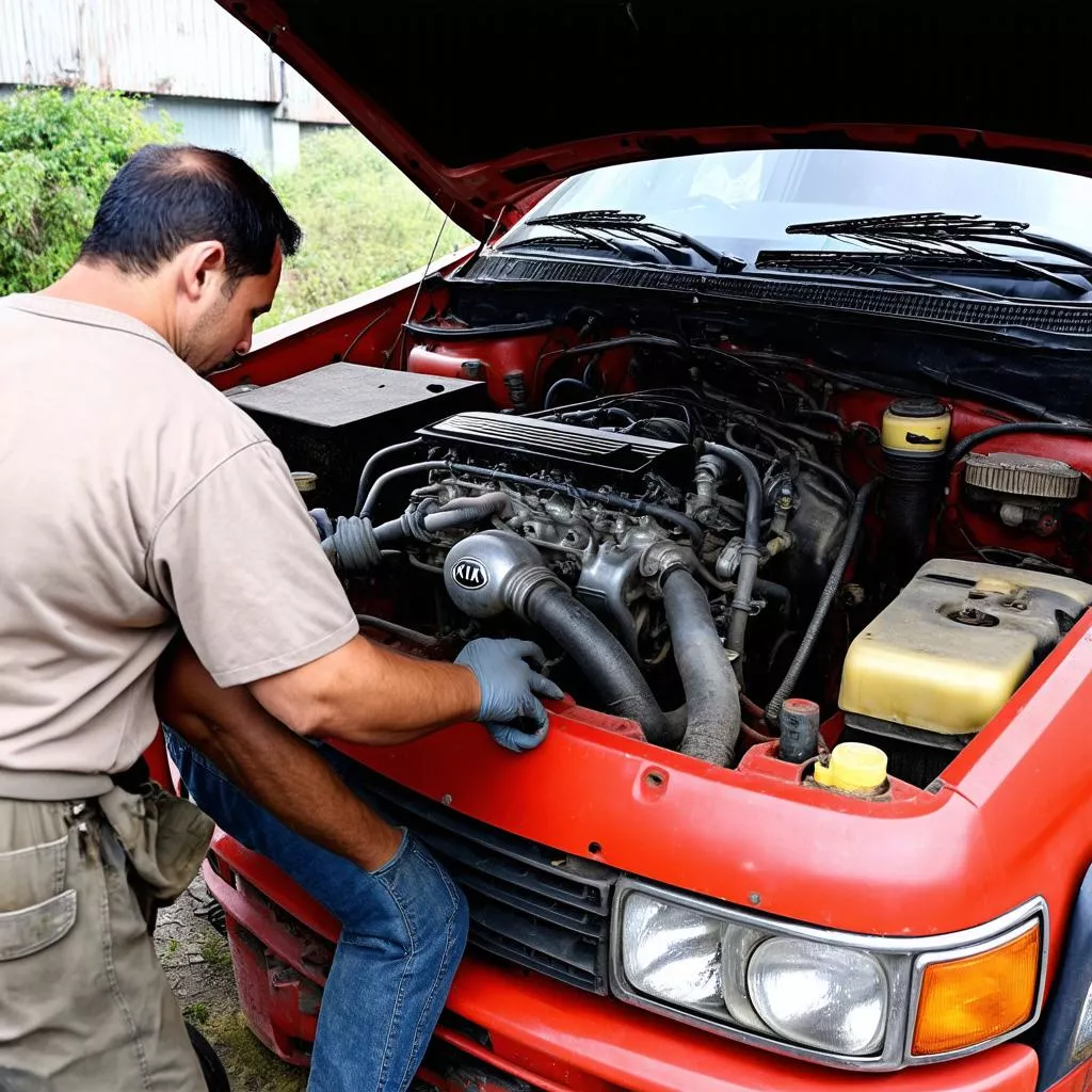 Động cơ xe tải Kia