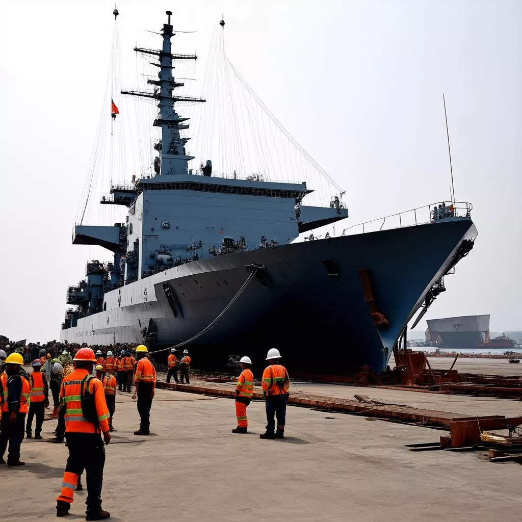 Việt Nam Đóng Tàu Chiến 5.000 Tấn: Khát Vọng Vươn Khơi Bảo Vệ Biển Cả