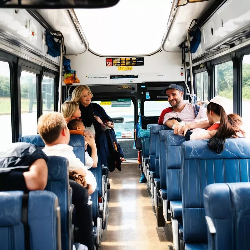Passengers Traveling on the Bus