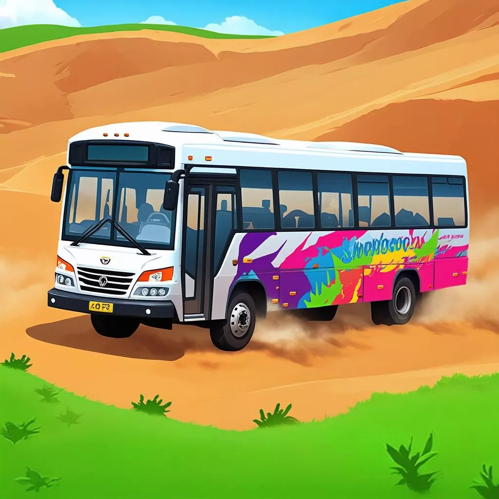 Trò chơi đua xe buýt địa hình