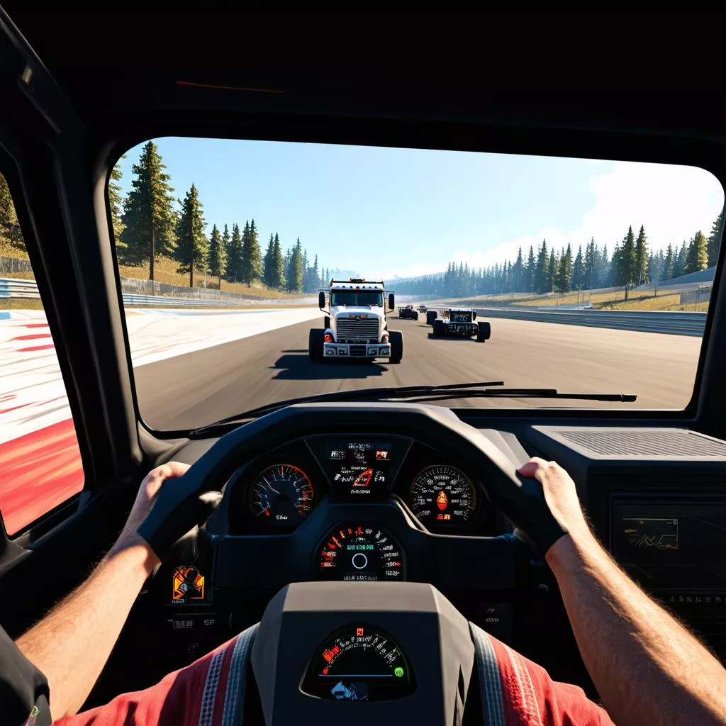Truck Racing: The Thrilling Race Between Reality and Virtual Worlds