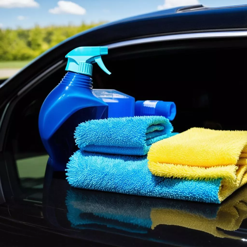 Car window polishing solution