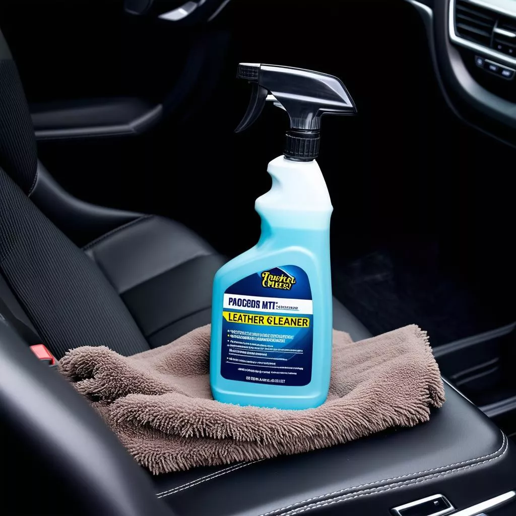 Leather cleaning solution