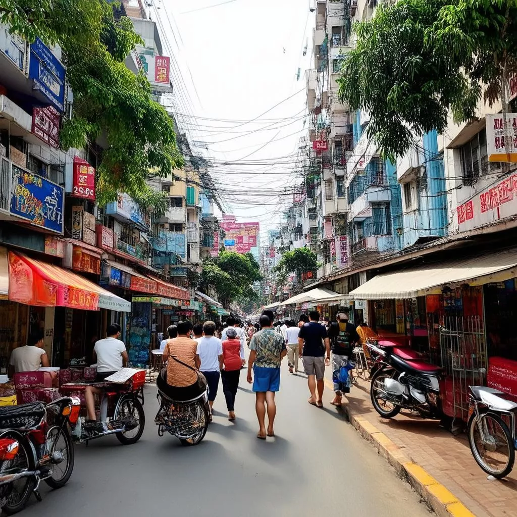 District 7 street scene