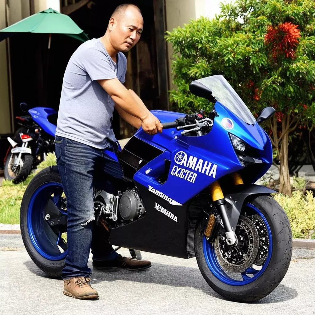 Phong thủy xe Exciter 135 đời 2012