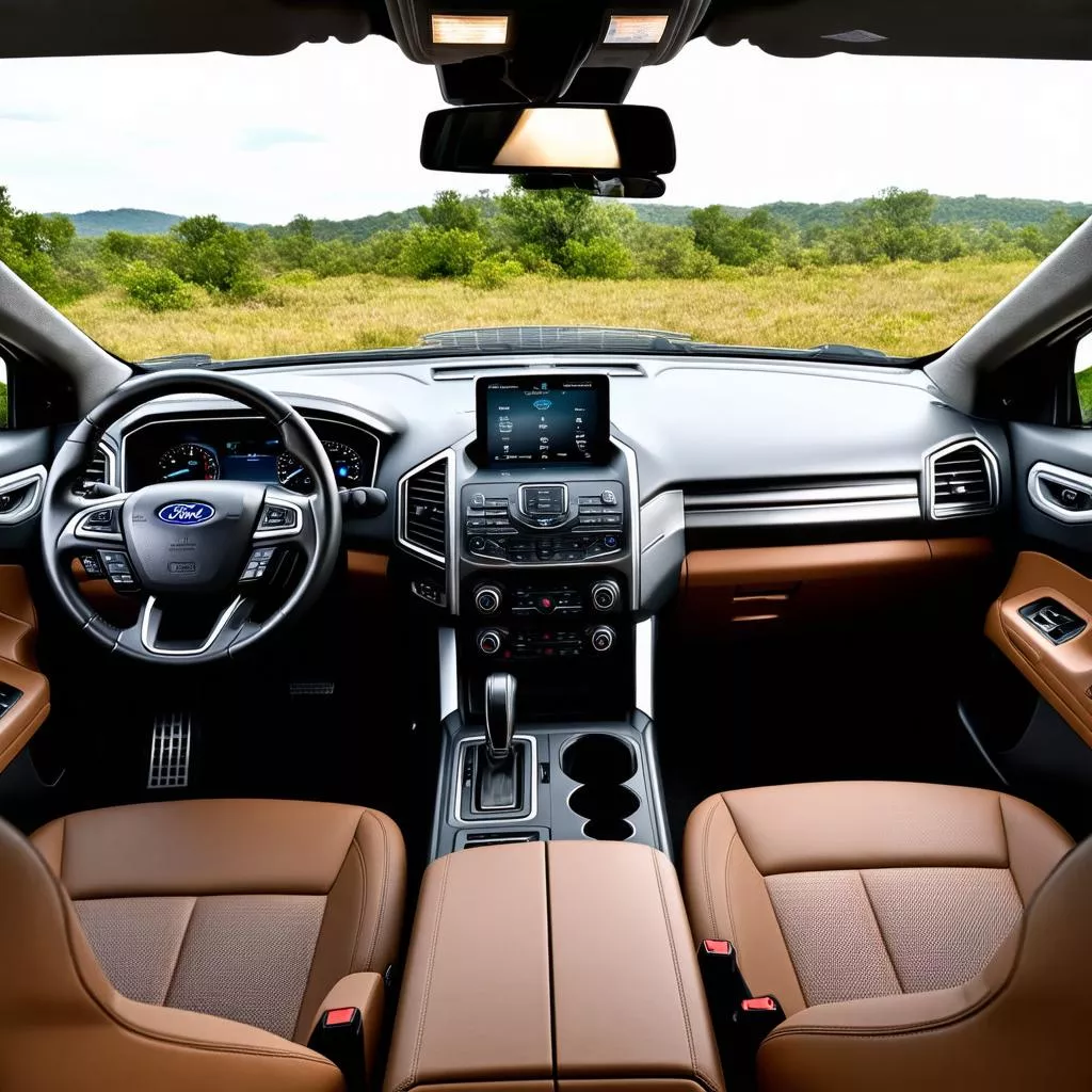 Ford Explorer 2017 nội thất