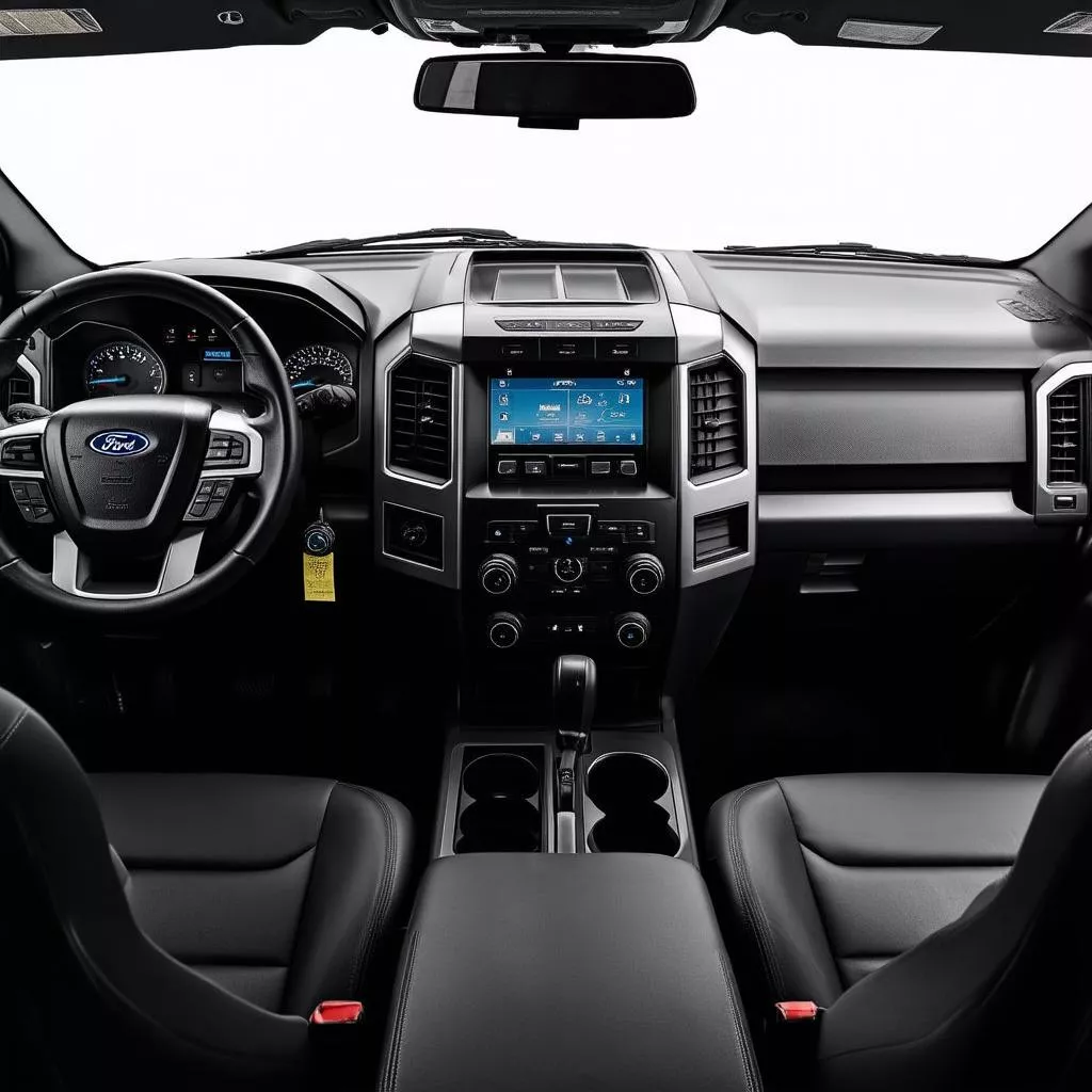 Nội thất Ford Ranger XLT 2016