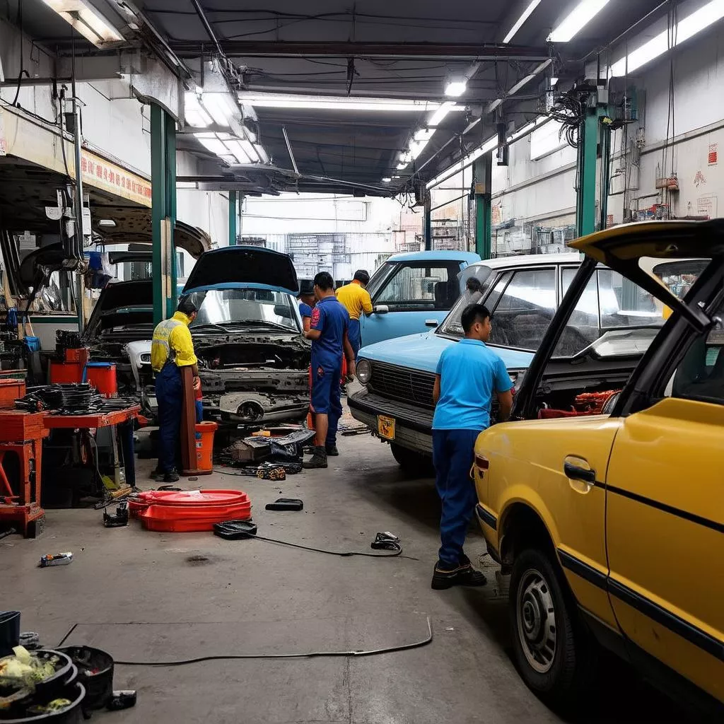 Gara ô tô tại Hà Nội