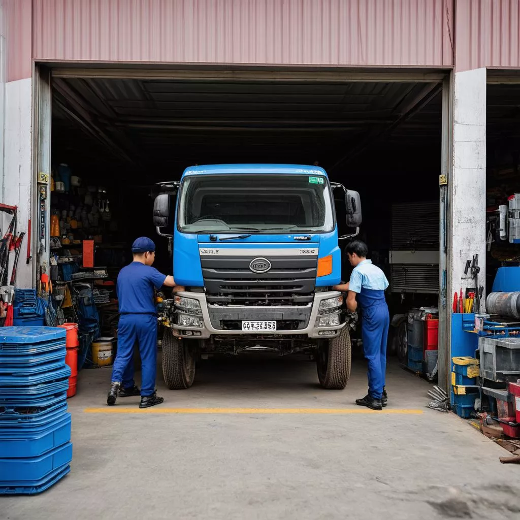 Gara ô tô tải Hà Nội