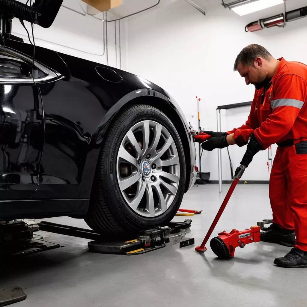 Car Tire Repair Garage