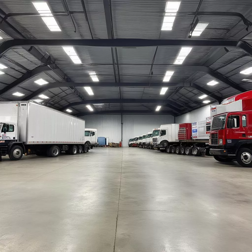 Gara sửa chữa xe tải