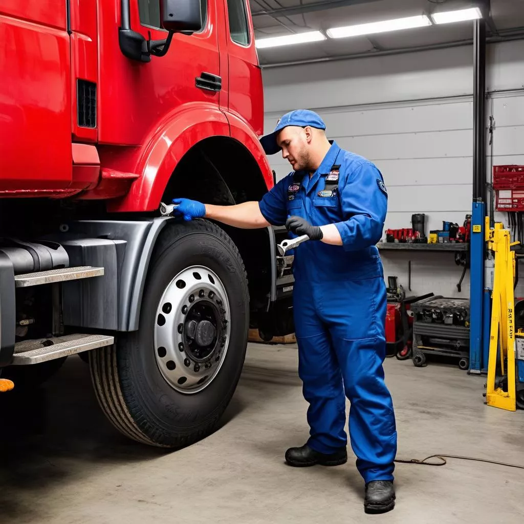 Truck dealership in Tien Giang