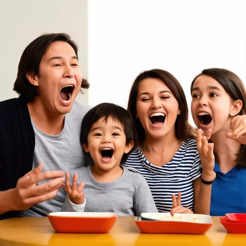 Family Singing Together