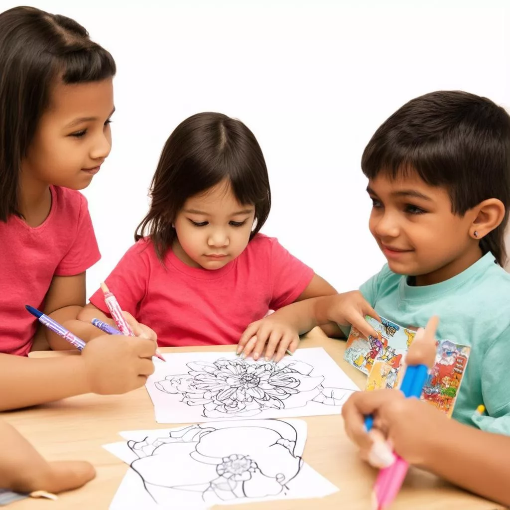 Family coloring together