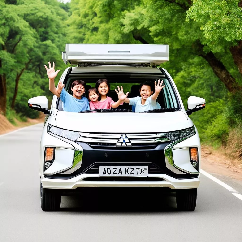 Keluarga berlibur dengan Mitsubishi Xpander