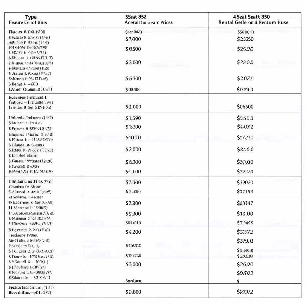 Bảng giá thuê xe 45 chỗ
