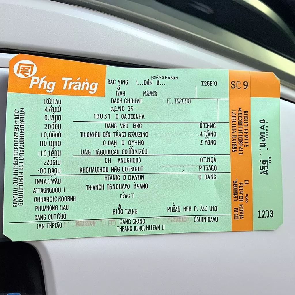 Giá vé xe Phương Trang