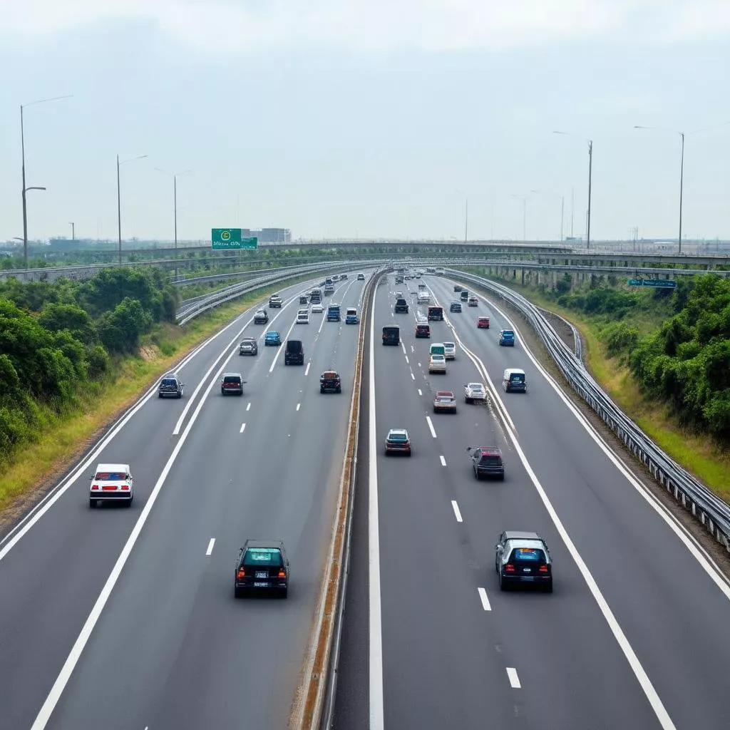 Moderne Verkehrsinfrastruktur