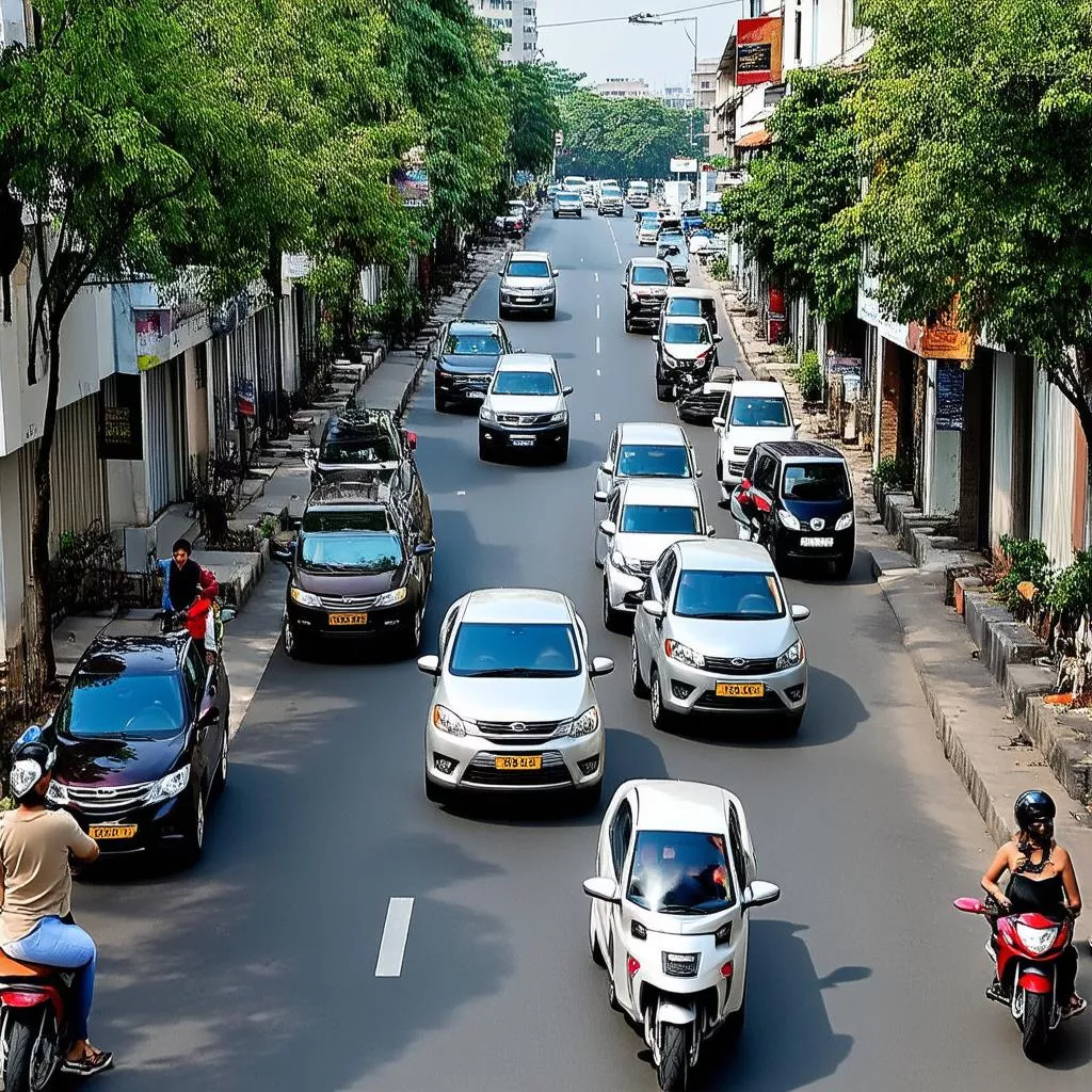 Giao thông đường Lê Trọng Tấn