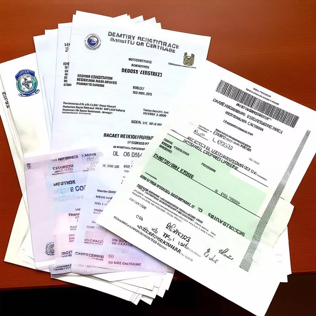 Hồ Sơ Làm Biển Số Xe Máy