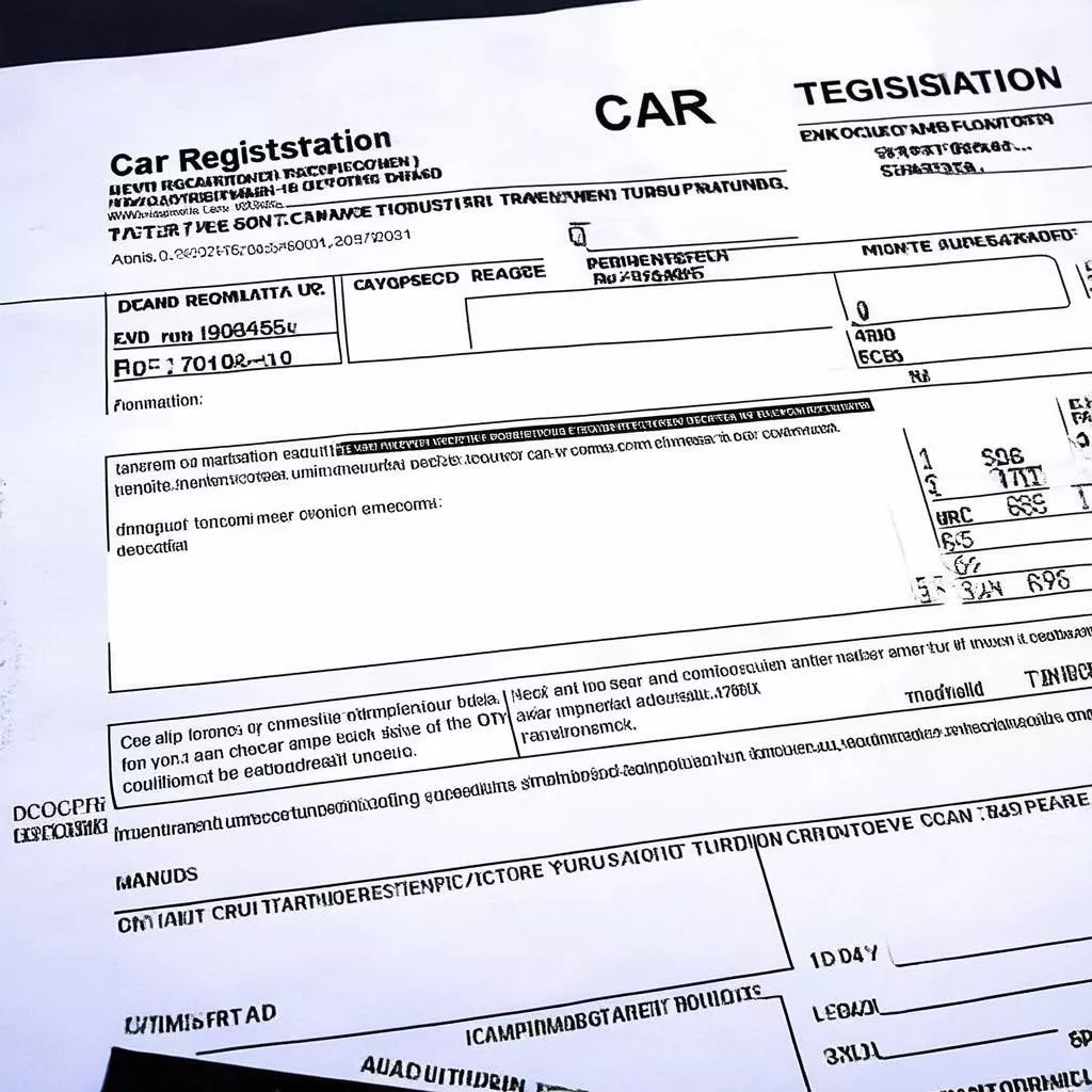 Hồ sơ sang tên xe ô tô