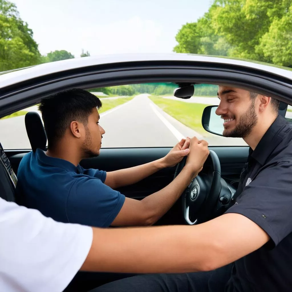 Hỗ trợ học viên lái xe ô tô