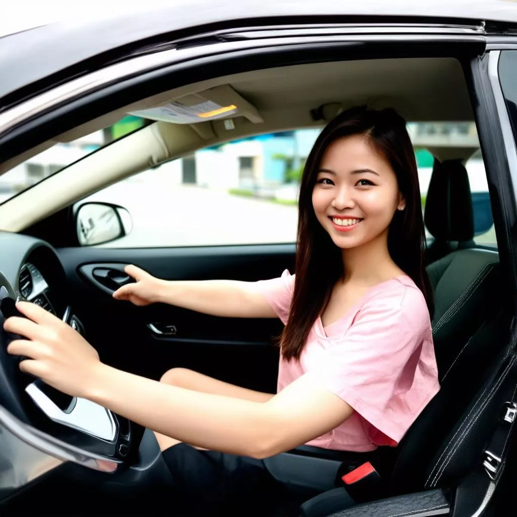 Learning to drive a car