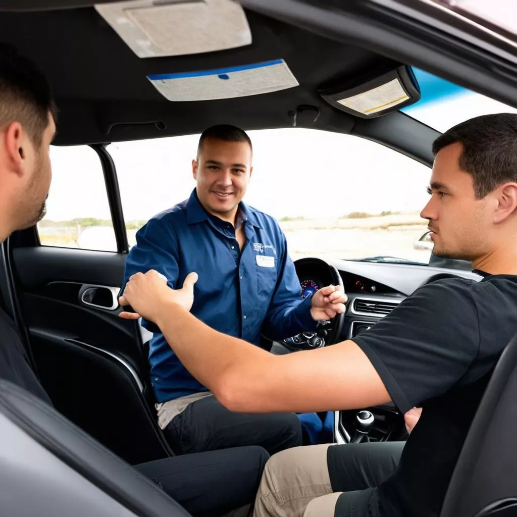 Học lái xe thực tế